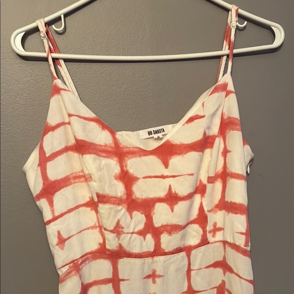 BB Dakota Pink and White Sleeveless Maxi Sundress - Picture 3 of 13